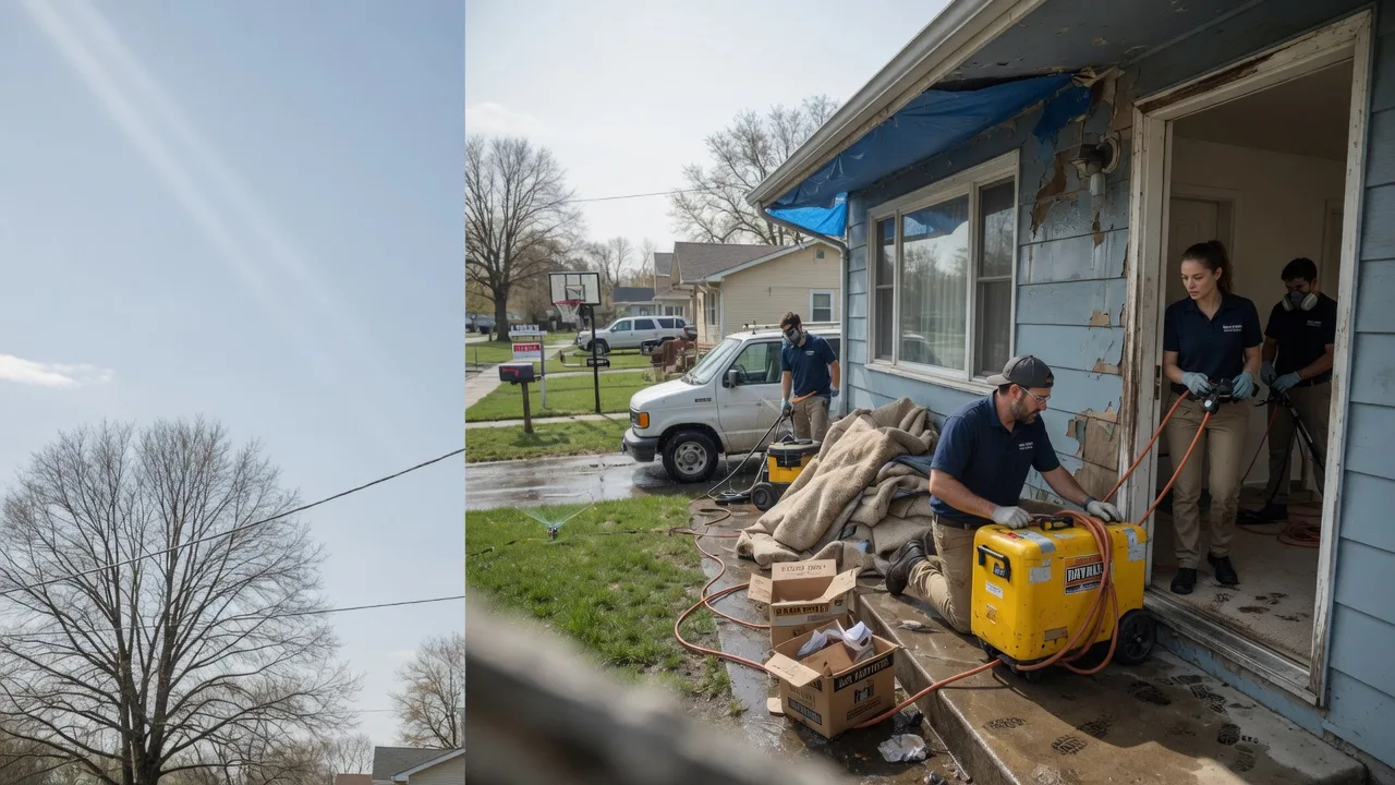 Basement Flood Cleanup in Simms, MT near me
